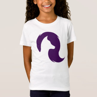 Tシャツfille motif tette de louve tシャツ