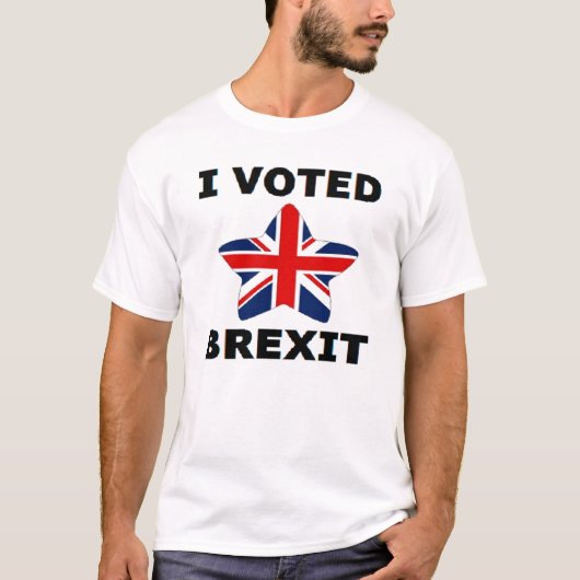 TシャツIはBrexitを投票しました Tシャツ (正面)