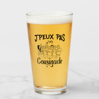 Tシャツj'peux pas j'ai cousinade タンブラーグラス