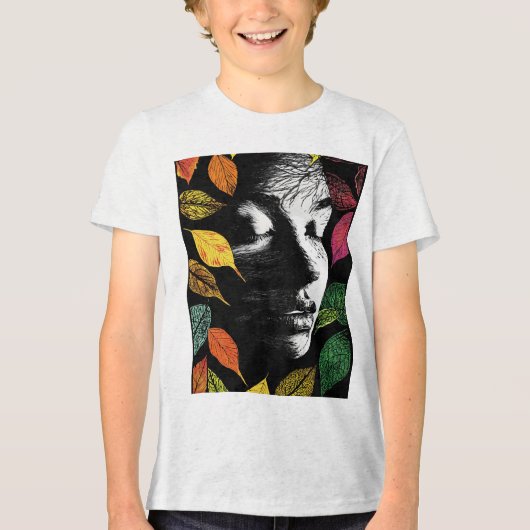 Tシャツke image ke ye ek khubsurat aur apalin トライブレンドＴシャツ (正面)