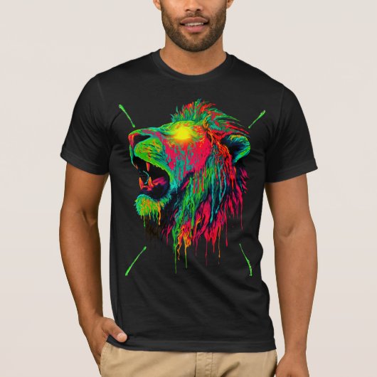 TシャツRebel Lion Tシャツ (正面)