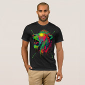 TシャツRebel Lion Tシャツ (正面フル)