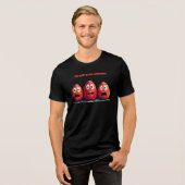 TシャツRebellion78 "卵が心配すぎる" トライブレンドTシャツ (正面全面)