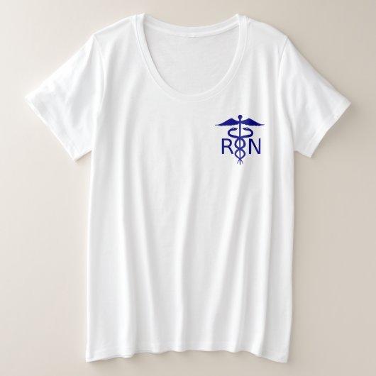 TシャツRN プラスサイズTシャツ (デザイン正面)