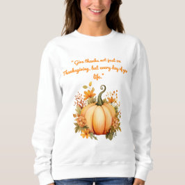 TシャツTシャツ – 秋のカボチャ&リーフTシャツ。 スウェットシャツ