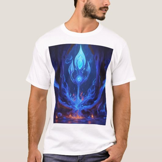 TシャツTitle: "Eternal Flame of the Arcane" Desri Tシャツ (正面)