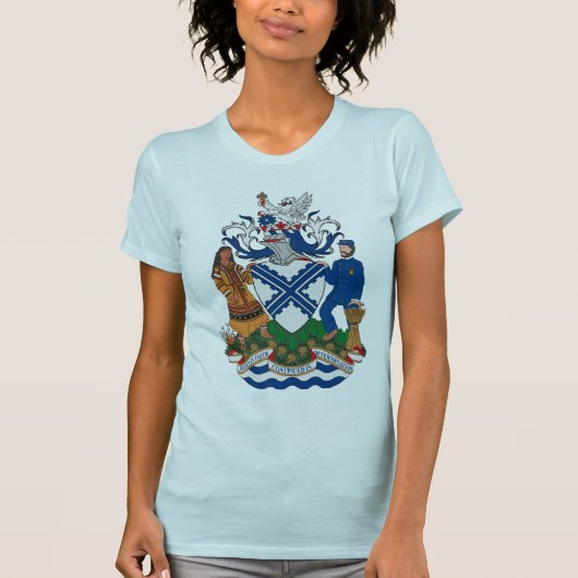 TシャツTruroの紋章付き外衣 Tシャツ (正面)