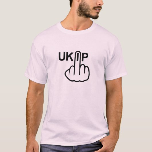 TシャツUKIPフリップ Tシャツ (正面)