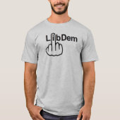 TシャツVネックDemフリップ Tシャツ (正面)
