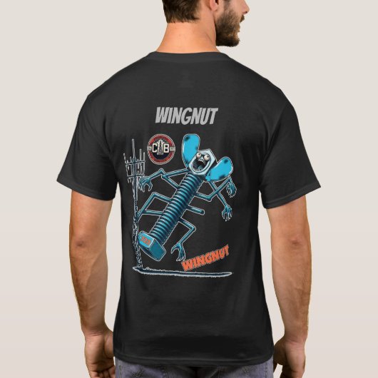 TシャツWingnutアートワーク Tシャツ (裏面)