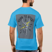 Tシャモダンツプリント Tシャツ (裏面)