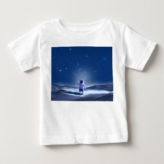 Tシャユニークツデザイン ベビーTシャツ (正面)