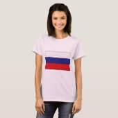 Tシャロシアのツとギフト国旗 Tシャツ (正面フル)