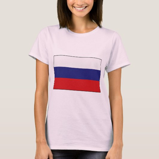 Tシャロシアのツとギフト国旗 Tシャツ (正面)