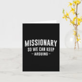 Tシャー保シールを主張できる宣教師 カード (黄色い花)