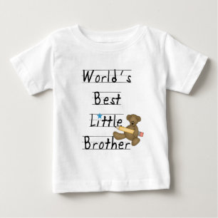 Tシャ最高のツとギフトの世界の弟 ベビーTシャツ