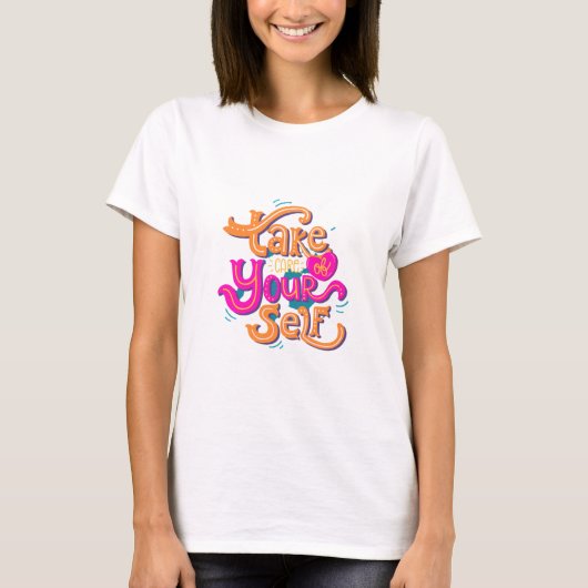 Tシャ気にツのデザインを自分で持ち出せ！ Tシャツ (正面)