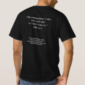Tシャ生き延びツをチャード Tシャツ (裏面)