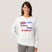 Tシャ統一されたツやる気を起こさせる王国 Tシャツ (正面フル)