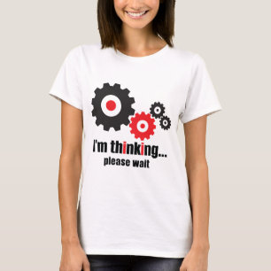 Tシャ考えるツを待ってくれ Tシャツ