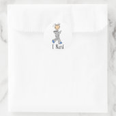 Tシャ走ツとギフト ラウンドシール (バッグ)