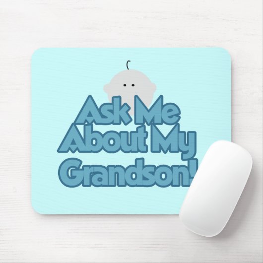 Tシャ頼ツの孫とギフトに関する男の赤ちゃん マウスパッド (マウス)