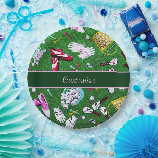 Tタイムゴガーリールフ ペーパープレート (パーティー)