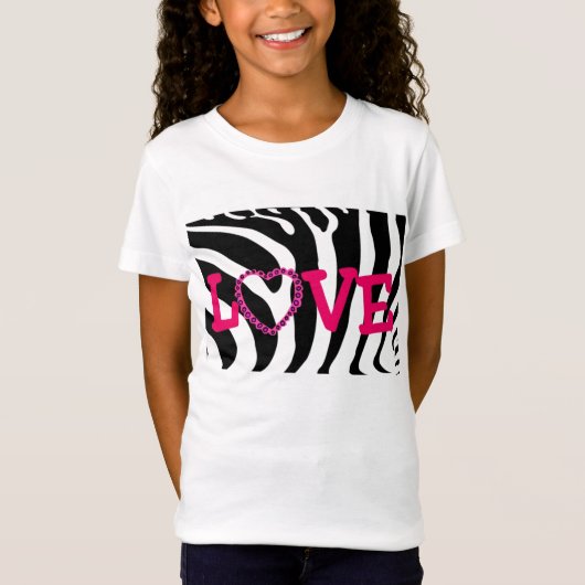 tトップのシマウマ愛 tシャツ (正面)