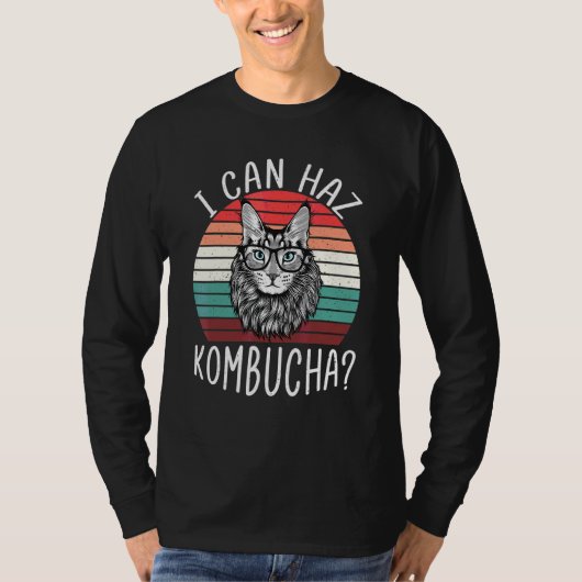 TドリンクはKombucha Cat Probiotic Drink Tシャツ (正面)