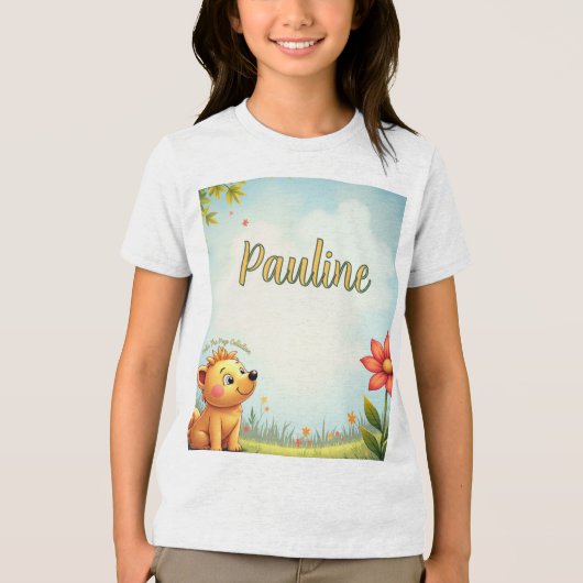 Tパーソナライズされたシャツ子供へ トライブレンドＴシャツ (正面)