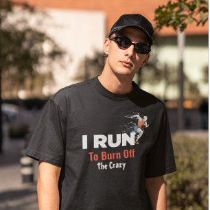 Tパーソナライズされたシャ走ツを焼き熱狂する払う Tシャツ