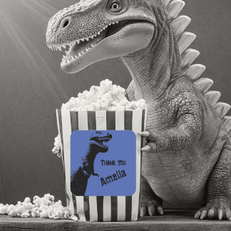 Tパーソナライズされた-レックス恐竜ありがとう スクエアシール