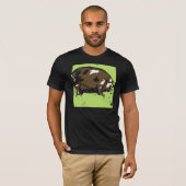 Tビクトリアンシャツの木版豚 Tシャツ (正面フル)