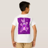 Tファンキーシャツのウサギ Tシャツ (裏面フル)