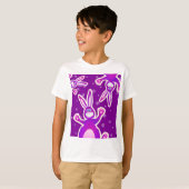 Tファンキーシャツのウサギ Tシャツ (正面フル)