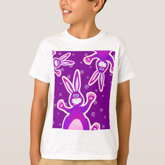 Tファンキーシャツのウサギ Tシャツ (正面)