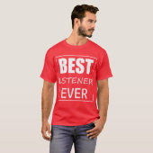 Tファンキーシ最高のャツのトップにリスナーを追加 Tシャツ (正面フル)