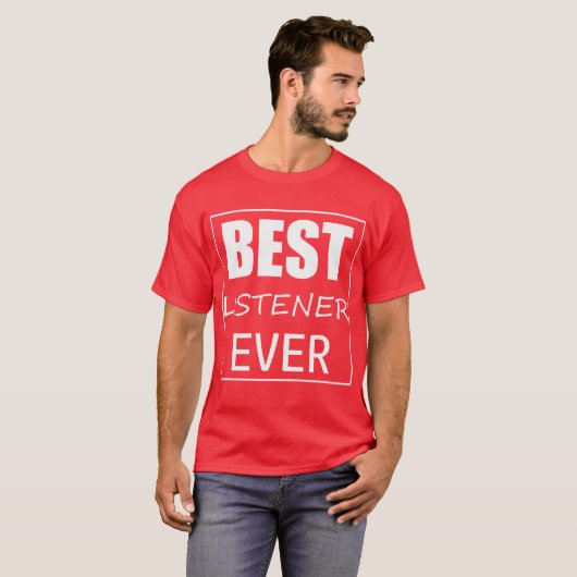 Tファンキーシ最高のャツのトップにリスナーを追加 Tシャツ (正面フル)