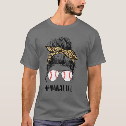 Tボールナナライフ乱雑バンヒョウteeballナナそう Tシャツ (正面)