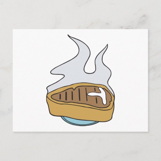 Tボーンステーキ ポストカード (正面)