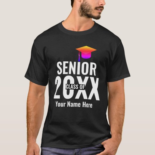 Tモダンシャツのカスタムシニア・クラス Tシャツ (正面)