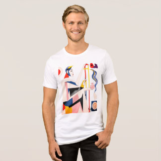 TモダンIグラフィックT男性へIティーユニセックス: トライブレンドTシャツ