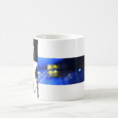 TモノグラムグランジタイポグラフィMag コーヒーマグカップ (中央)