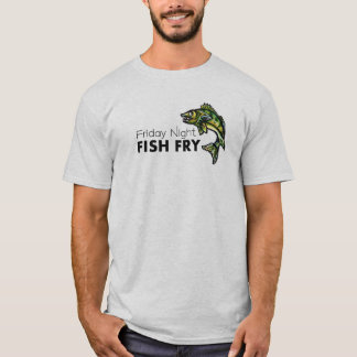 Tユニセックスシャツ – 金曜夜魚フライ Tシャツ