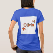 Tユニークシャツデザイン Tシャツ (裏面)