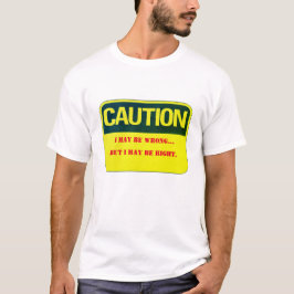 Tユーモアのあるシャツを開いて見る Tシャツ