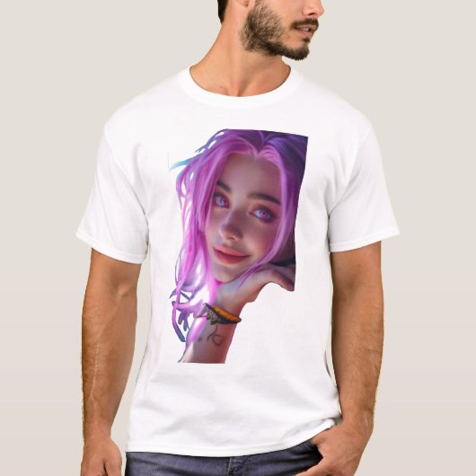 Tリラックスシャツにフィット Tシャツ (正面)