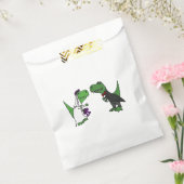 Tレックスおもしろいの新郎新婦がバッグを好む フェイバーバッグ (封をした状態)