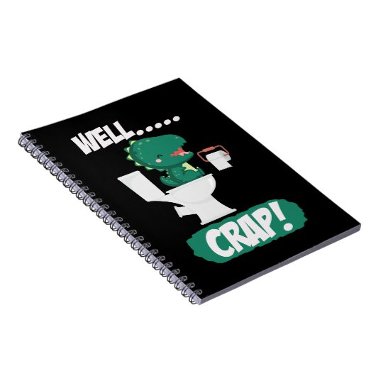 Tレックスおもしろい小型武器問題恐竜のジョーク ノートブック (右側)