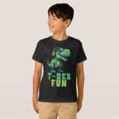Tレックスおもしろい少年 Tシャツ (正面フル)